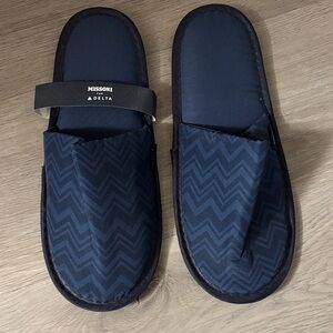 Missoni Navy Zigzag Loafers (unisex)